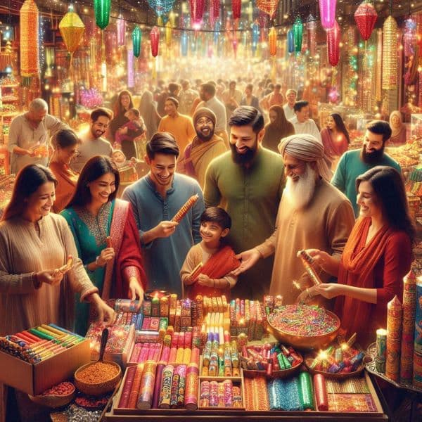 Diwali gift exchange with family and friends