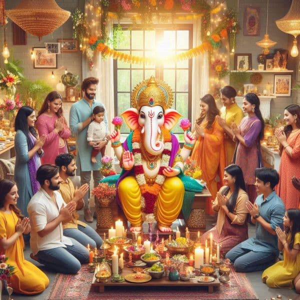 Daily aarti and devotional prayers for Lord Ganesha