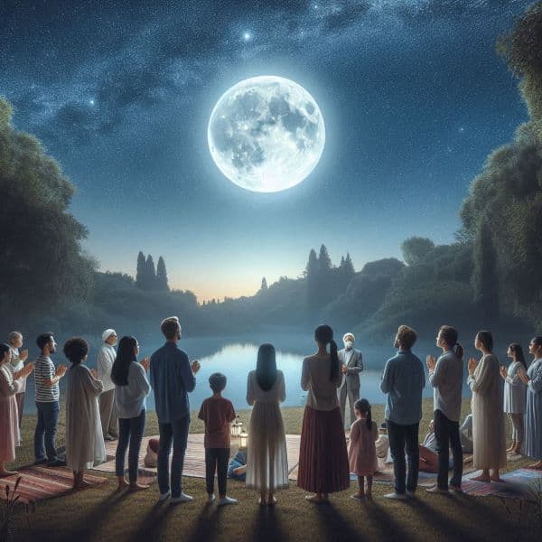 The auspicious Kartik full moon