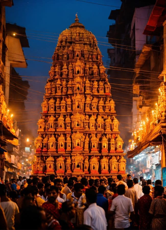 People Visiting Temple