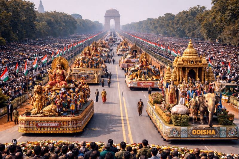 Republic Day State Tableaux showcasing Indian cultural heritage
