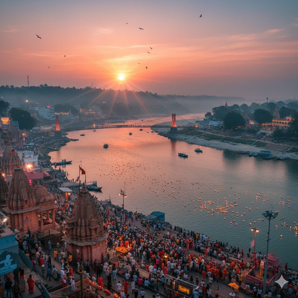 Haridwar Rishikesh - Twin spiritual cities on Ganges, known for yoga and meditation